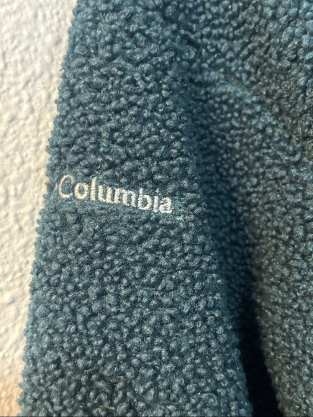 Columbia Blue Teal Fleece Zip Up - Picture 5 of 6